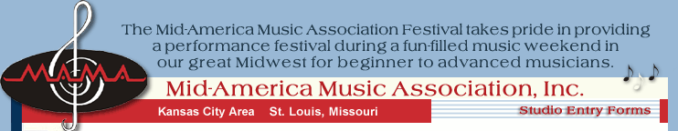 Welcome to the Mid-America Music Association! A fun-filled weekend in the great Midwest!